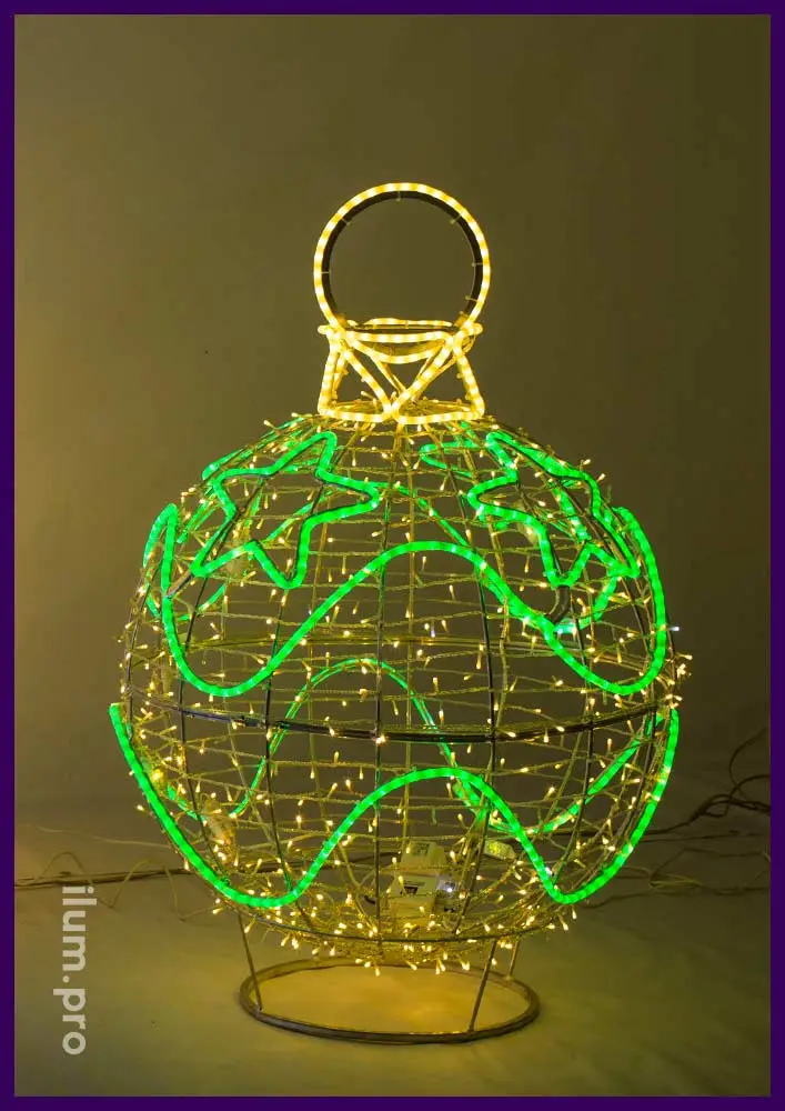 Фигура объёмная с подсветкой для украшения города на праздники