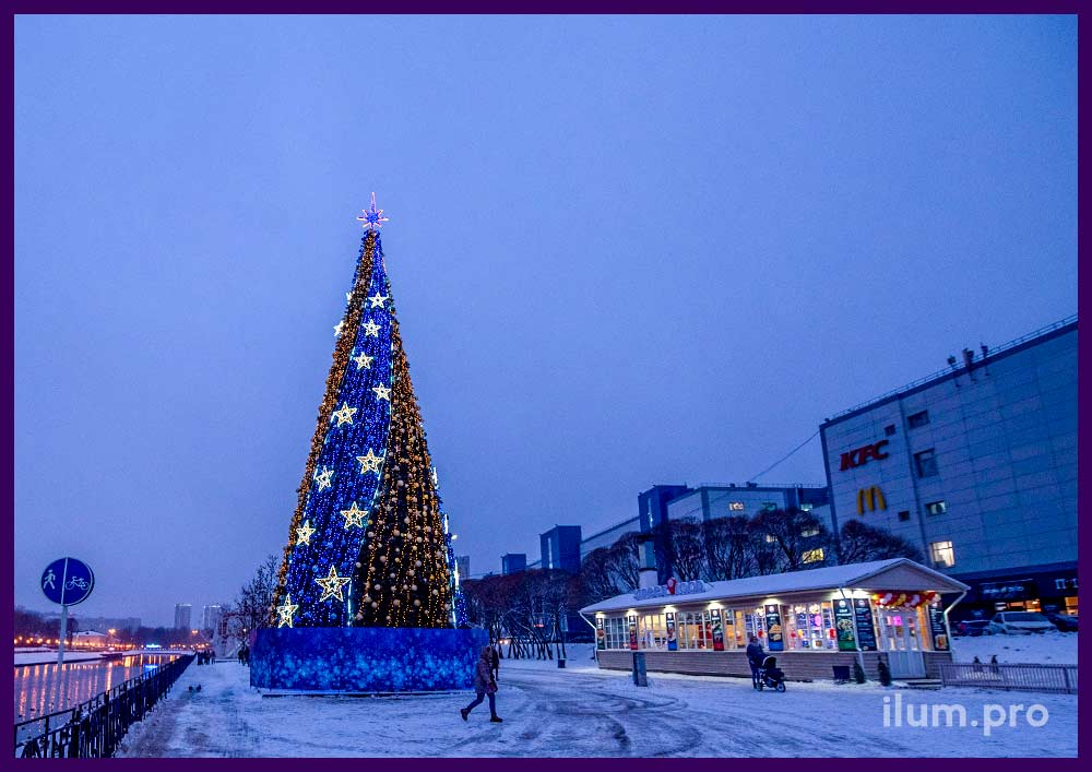 Светодиодные украшения для уличных ёлок в Ивановской области