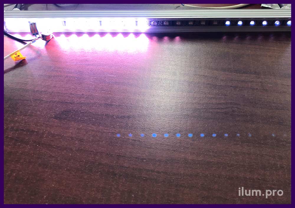 Управляемые светодиодные светильники с возможностью включения каждого диода