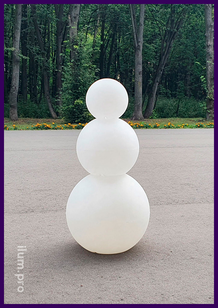 Снеговик из пластика, который не боится дождя и солнца (UV Protected)