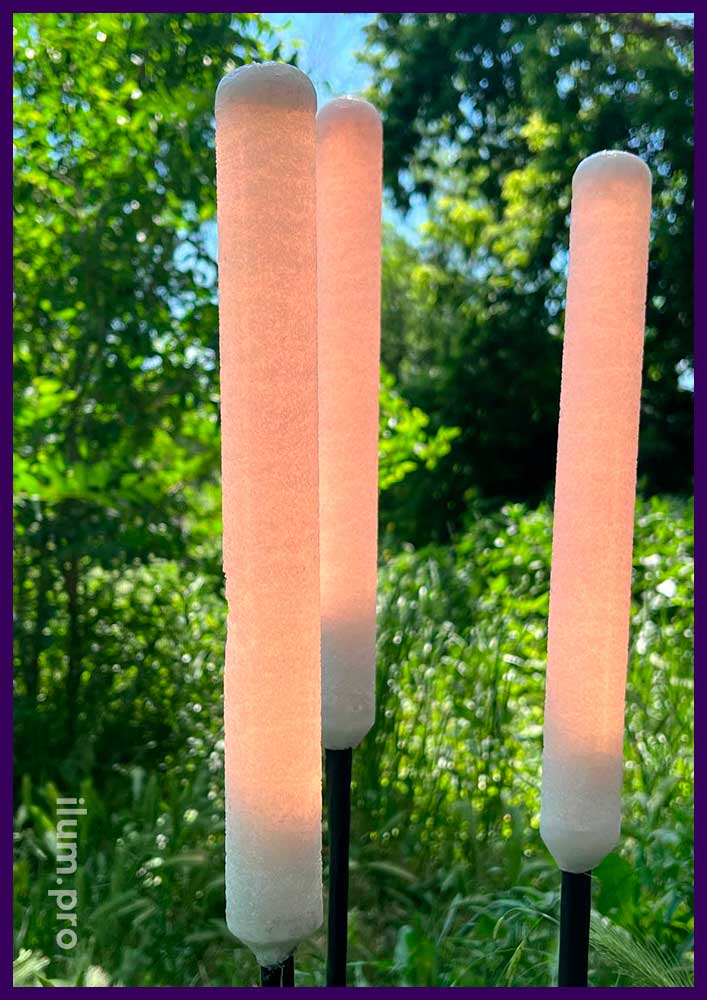 Светящиеся камыши из прочного полимера на длинной ножке, длина 120 см